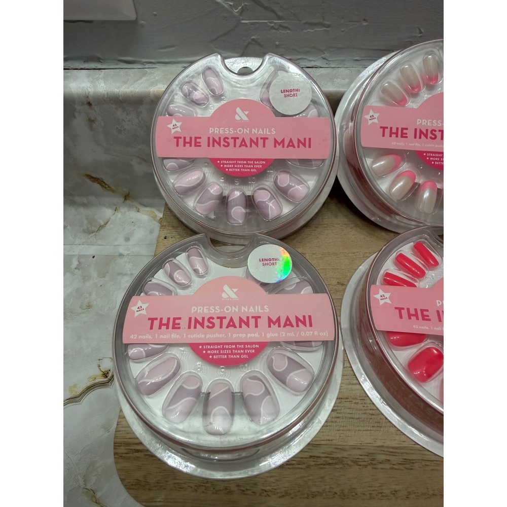 Olive and June The Instant Mani Press On Nails 6 Pack Assorted Styles - Picture 2 of 5